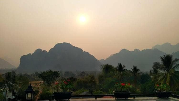 SD View Hotel Vang Vieng Exterior foto